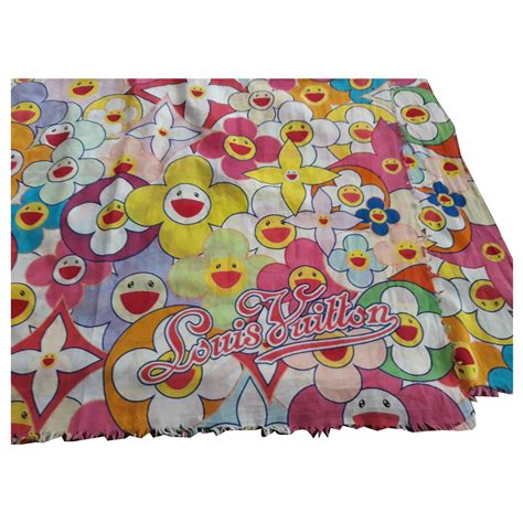 takashi murakami louis vuitton replica scarf|louis vuitton murakami for sale.